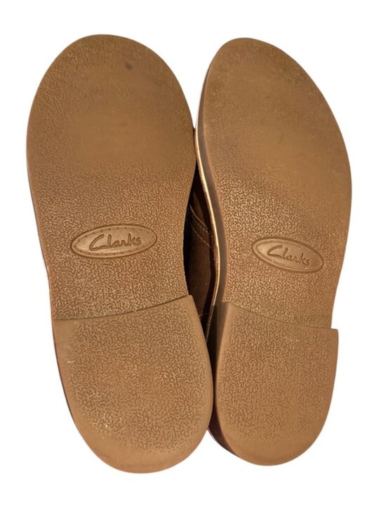 Clarks Desert Trek Brown Leather Chukka Boots Mens 9.5 Crepe Sole Casual main image 4